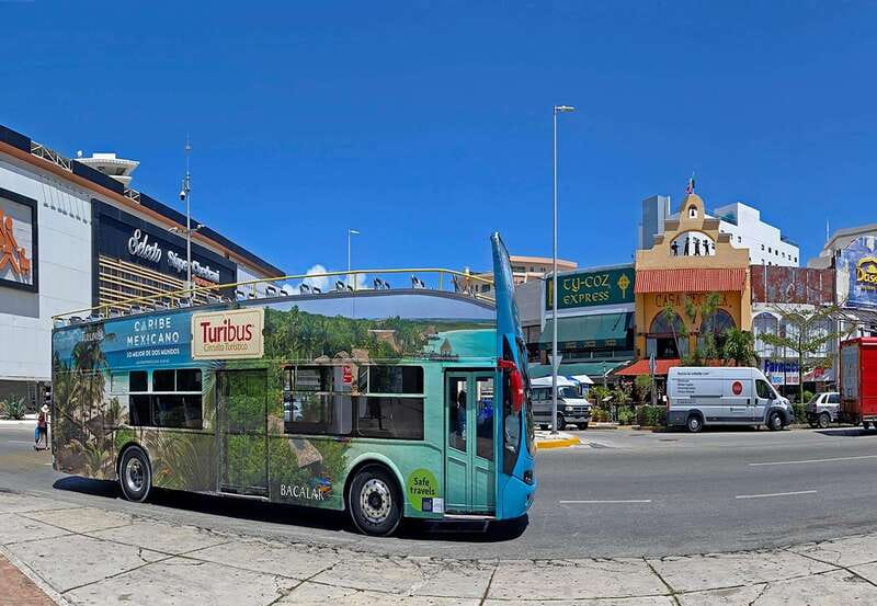 Cancun: Hop-On-Hop-Off Sightseeing Bus Tour - Shopping and water sports along Boulevard Kukulcan