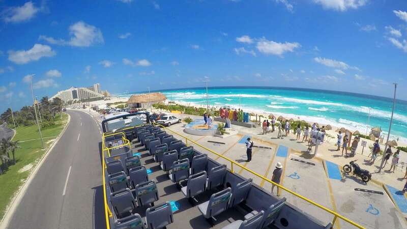 Cancun: Hop-On-Hop-Off Sightseeing Bus Tour - What you see in Centro beyond the resorts