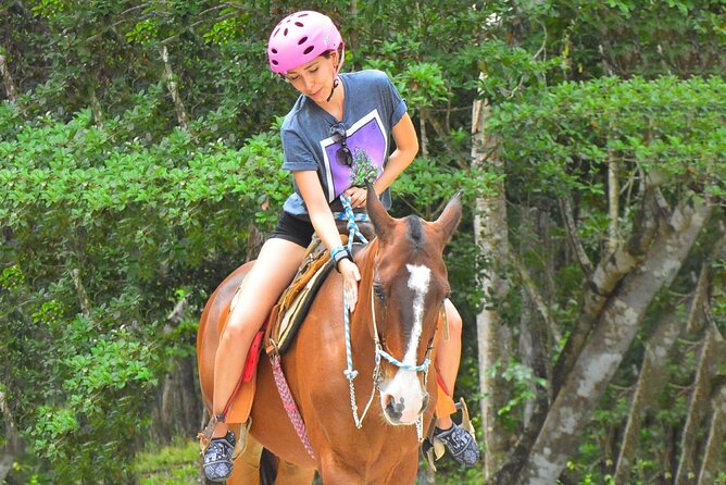 Cancun Horseback Riding, ATV, Ziplines, Cenote, Lunch and Drinks - Horseback riding through the Mayan jungle