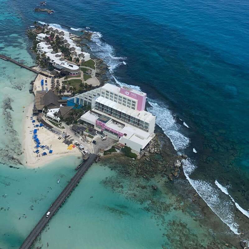 Cancun Hotel Zone: Panoramic Flight - Hotel pickup and the airport transfer