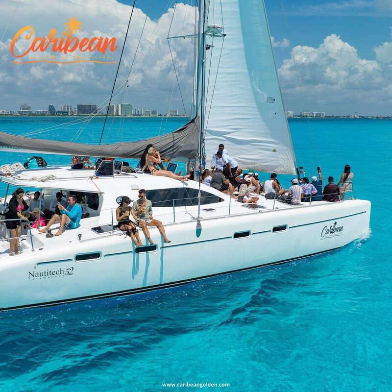 Cancun: Isla Mujeres Catamaran + Coco Bongo Show - A full Caribbean day, followed by Coco Bongo