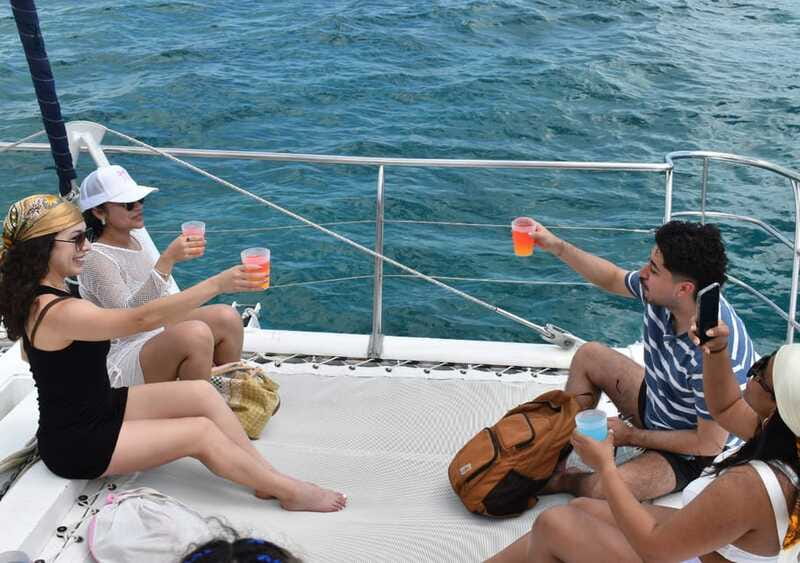 Cancun: Isla Mujeres Only Adults Catamaran, drinks & snorkel - Snorkeling at El Meco Reef