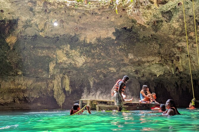 Cancun Jungle Adventure ATVs, Ziplines & Cenote Swim - A clear cenote for the final stop
