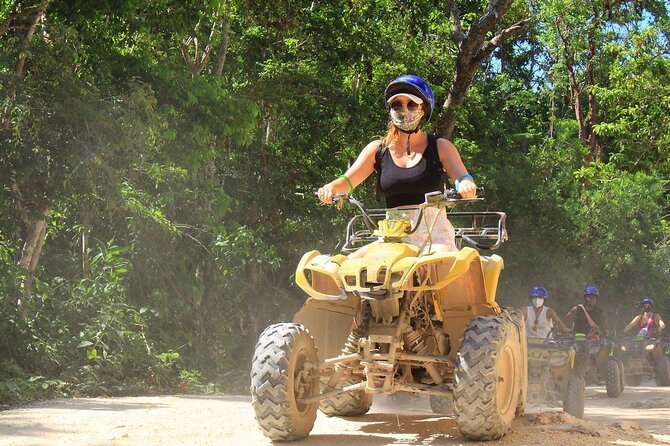 Cancun Jungle Escape: ATV's + Zip Lines + Cenote + Lunch - ATV trails through the jungle