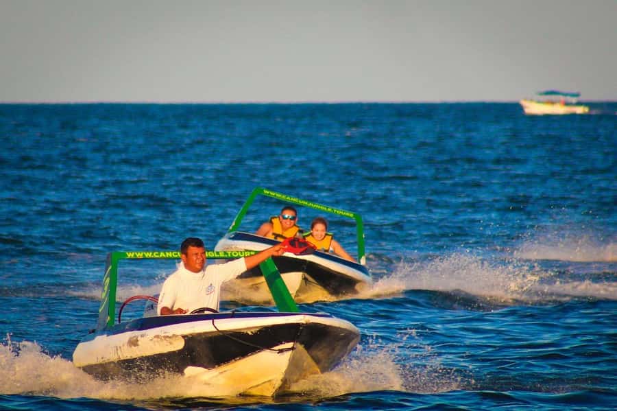 Cancun: Jungle Speedboat and Snorkeling Tour Adventure - El Meco and the final sightseeing stop