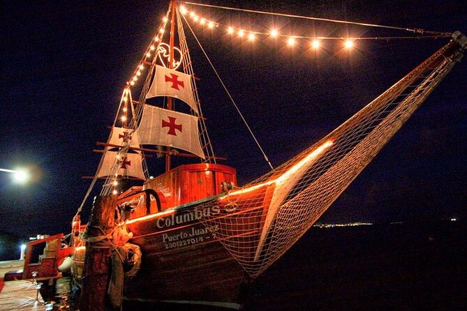 Cancun Lagoon Sunset Sailing Trip aboard classic Galeón with Dinner and Free bar - What the open bar includes