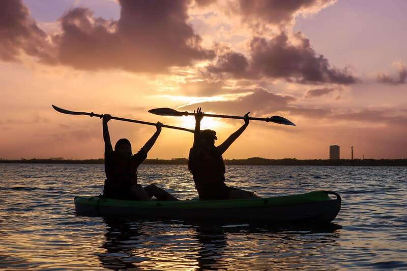 Cancun: Morning Kayak Adventure - Finding the marina beside Playa Langosta