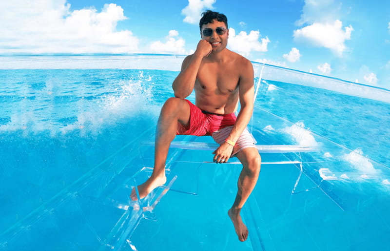 Cancún: Nichupté Lagoon Transparent Boat Tour with Drinks - What you get for $40