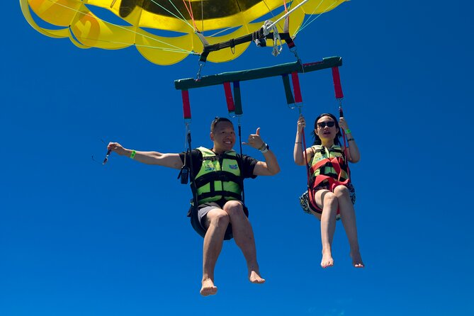 Cancun Parasail Open Schedule - Taking off from Playa Tortugas