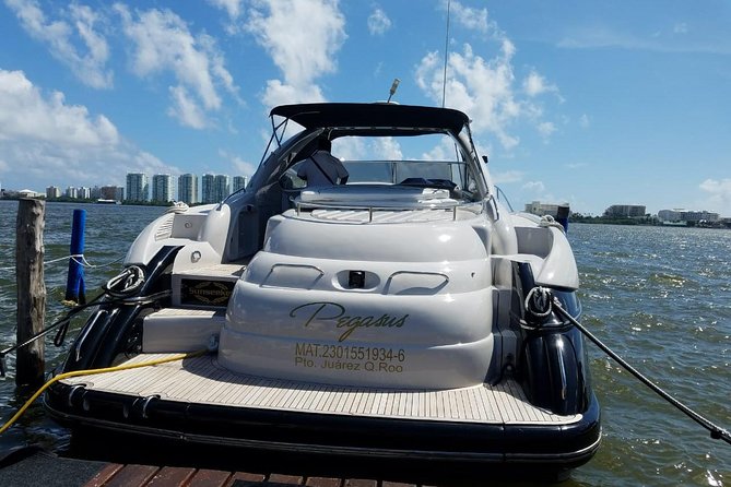 Cancun Private 60FT Yachts Rental for up to 20 People - A private yacht instead of a crowded excursion boat