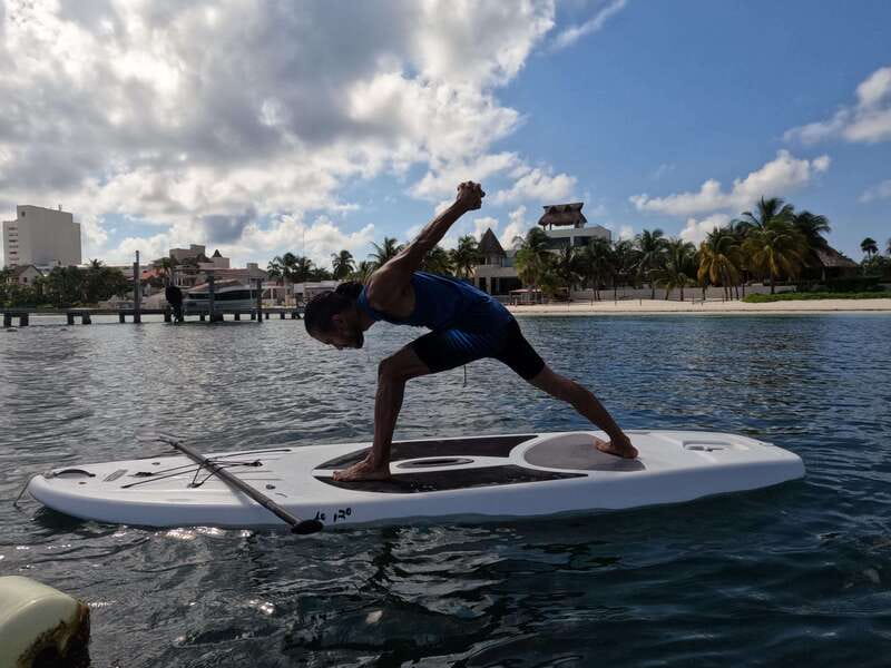 Cancún: Sup Yoga and Meditation over the Caribbean Sea - What the private beach adds after class