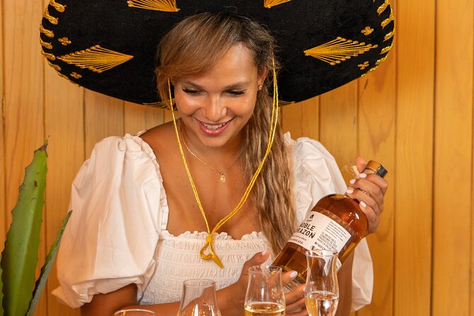 Cancun Tequila Tasting and Pairing - Battered shrimp taco with reposado