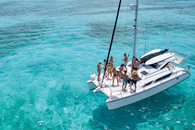 Cancun to Isla Mujeres Private Catamaran Cruising Snorkeling Fun! - Snorkeling near El Meco