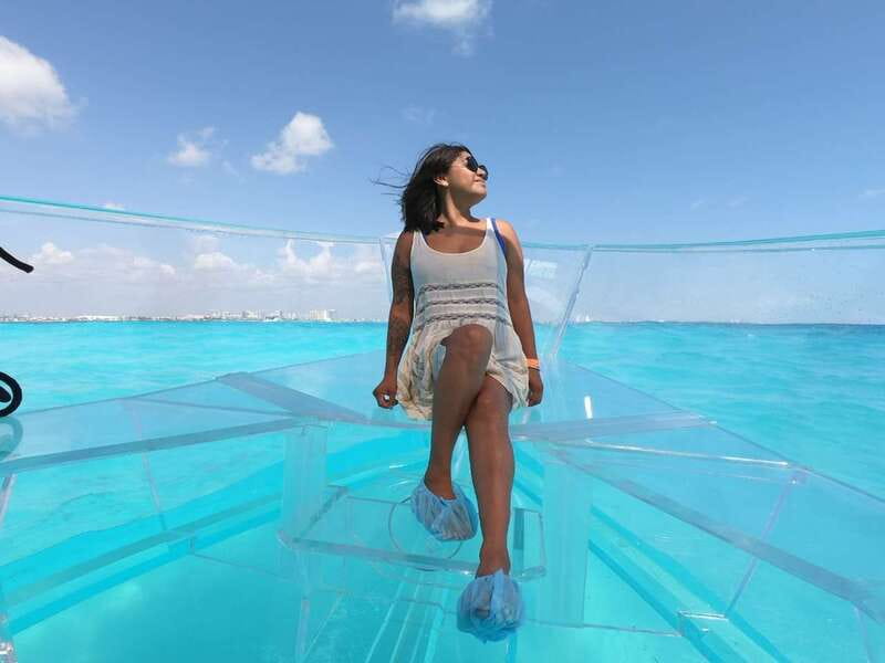 Cancun: Transparent Boat Tour with Drinks - Key points at a glance