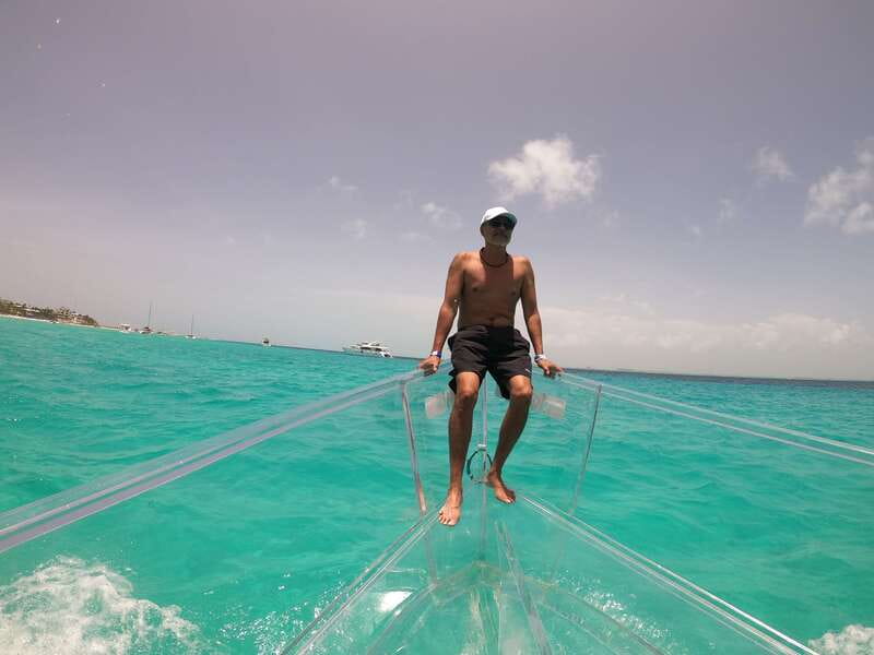 Cancun: Transparent Boat Tour with Drinks - Drinks and the pace of the ride
