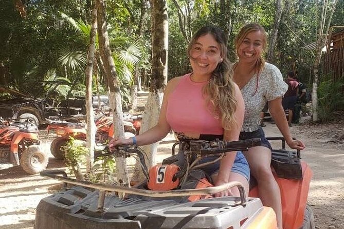 Cancun Wild Day: Zip Lines + ATVs + Cenote + Lunch - ATV trails through the jungle