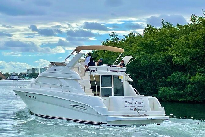Cancun Yacht Tour - SEARAY YACHT 46 FT GREAT FOR SUNSET 15 PEOPLE MAX 25P9 - Sunset trips and flexible durations