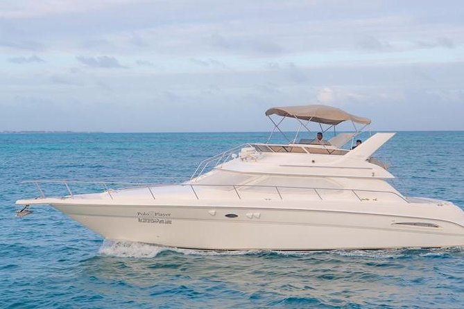 Cancun Yacht Tour - SEARAY YACHT 46 FT GREAT FOR SUNSET 15 PEOPLE MAX 25P9 - Leaving through Nichupté Lagoon