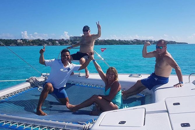 Catamaran Sailing & Snorkeling Experience Isla Mujeres from Playa Del Carmen - Punta Sur and the View Across Women’s Bay