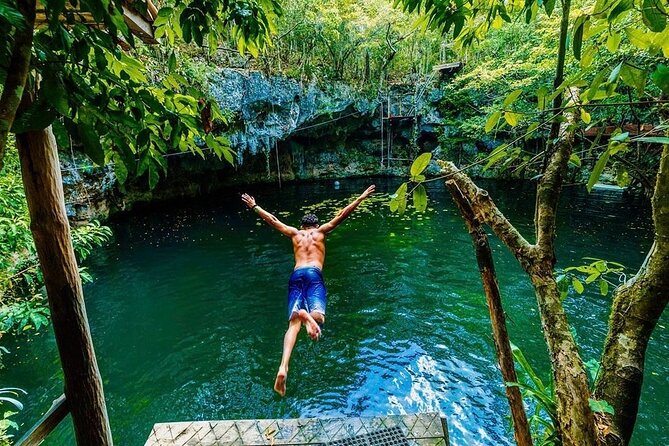 Cenote La Noria Tour + Jewelry Shopping Tour + Tequilera - Three hours at La Noria gives you breathing room