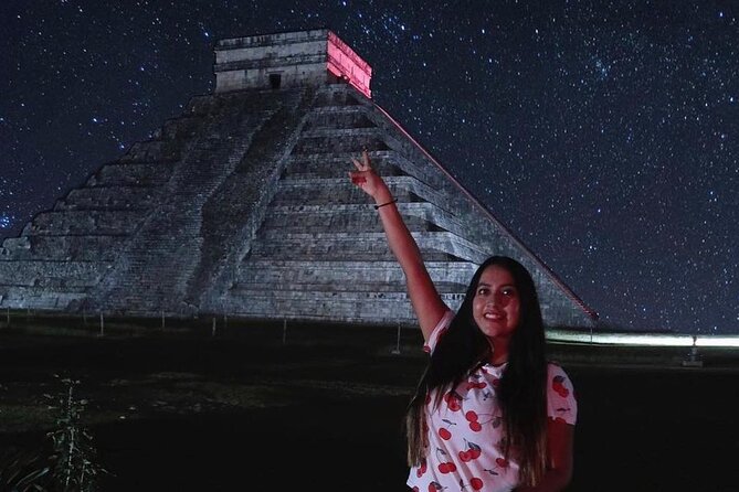 Chichén Itzá by Night: Mystical Mayan Light Show - Swimming at Cenote Hubikú