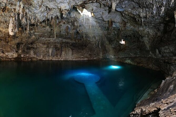 Chichen itza Deluxe Ancestral Cenotes Ik-il and Suytun - Suytun Cenote and its ceiling of light