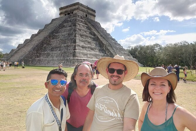 Chichen Itza Tour: Pyramids, Cenote Ik Kil & Valladolid - Three hours among the pyramids at Chichen Itza