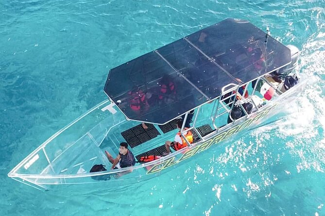 Clear Boat - Through Nichupte Lagoon’s channels