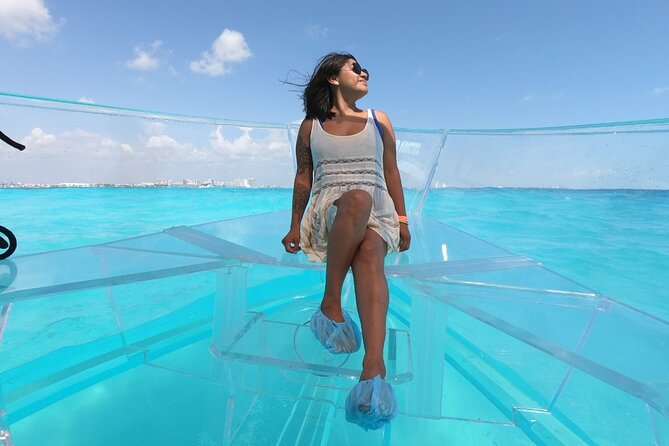 Clear Boat Tour at Cancun Nichupte Lagoon - Photos, Music, and the Social Side