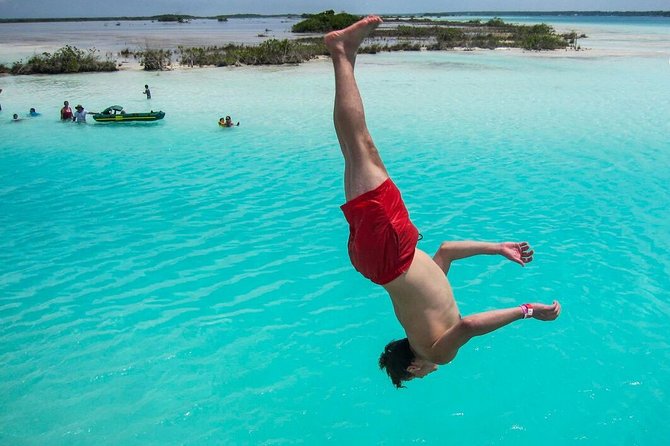 Colorful BACALAR. Incredible Pontoon Tour in one day from Cancun or Riviera Maya - What $125 actually buys you
