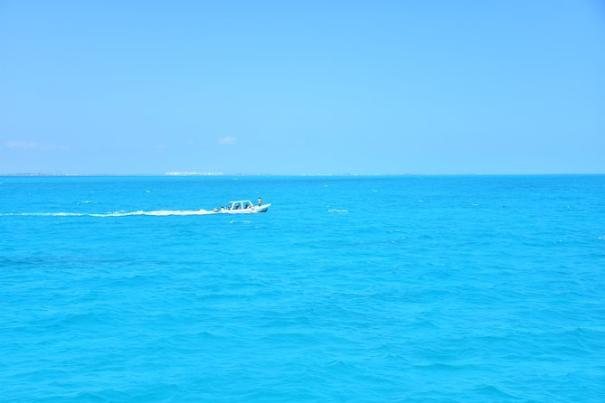 Contoy Caribbean Adventure! Round Transportation from Cancun - The catamaran ride from Cancun