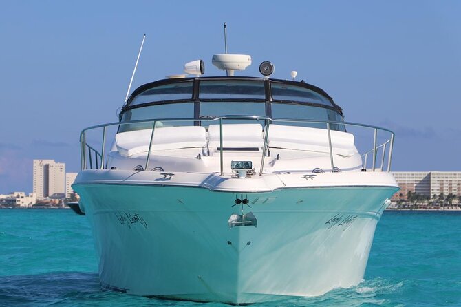 Cruise in Elegance: Luxury Yacht Rental in Cancun - From Sunset Marina into Cancun’s lagoon