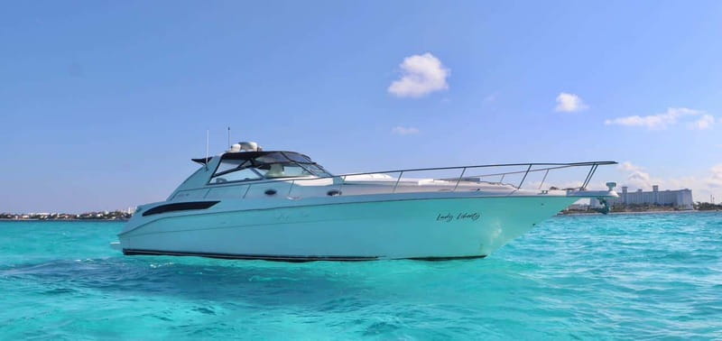 Cruising paradise in a luxury yacht in Cancun - From Cancun’s lagoon to the open Caribbean