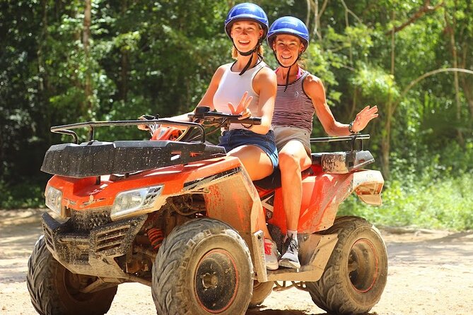 Day Tour with ATV, Zipline and Cenote Adventure from Cancun - Three jungle activities in one Puerto Morelos outing