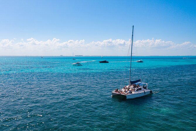 Deluxe Catamaran to Isla Mujeres with Open Bar from Cancun - What your day on the Cancun catamaran feels like