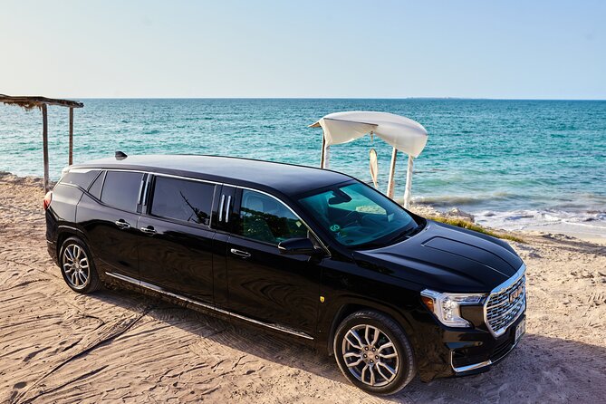 Deluxe GMC Limousine from CUN Airport to Cancun Hotel Zone - A private arrival instead of the airport shuttle shuffle