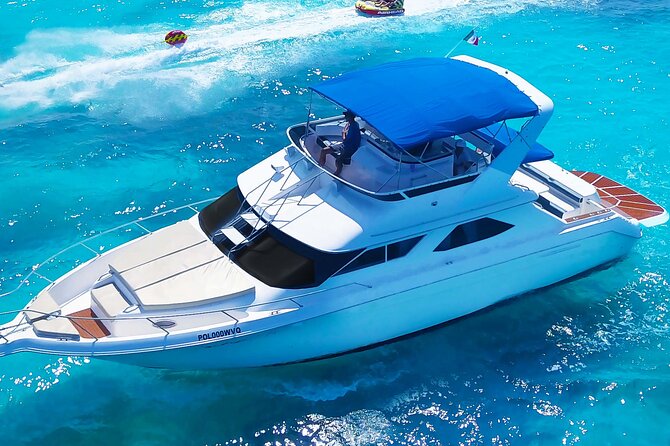 Deluxe Yacht 48FT with FlyBrige Rental in Cancun - What the $268.24 price really means