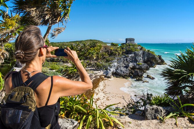 Discover Tulum, Coba, a Cenote and Playa del Carmen from Cancun - A cenote brings a welcome change of pace