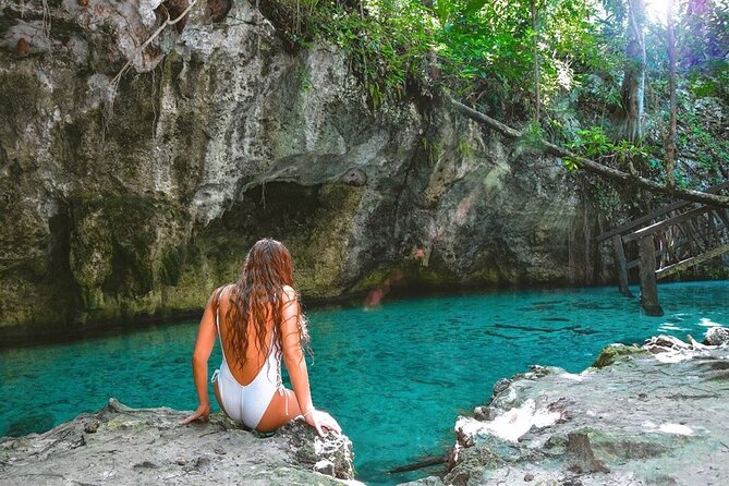 Discover Tulum, Coba, Cenote and Playa del Carmen - Cenote Kuxtal and the short swim question