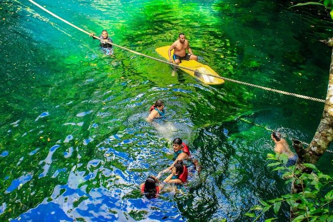 Drive An Atv, Live The Experience Of Ziplining And Swim On A Real Cenote - Three ziplines above the jungle