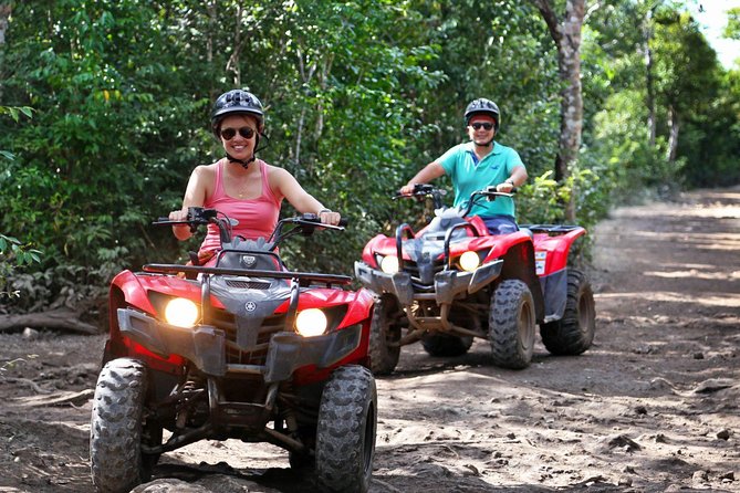 Drive an Atv shared, swim in a Cenote and ziplines in the Cancun - Three Cancun activities in one jungle outing