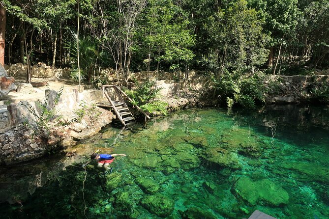 Eco Adventure Cenotes Casa Tortuga!+ Tulum Ruins From Cancun & Playa Del Carmen - Mother Nature and the Tulum letters
