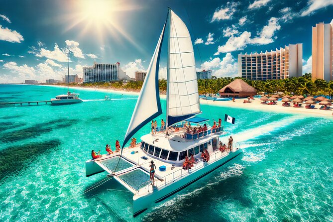 Exciting Catamaran Tour to Isla Mujeres, from Cancún! - Hotel pickup from Cancun and the ride to the marina