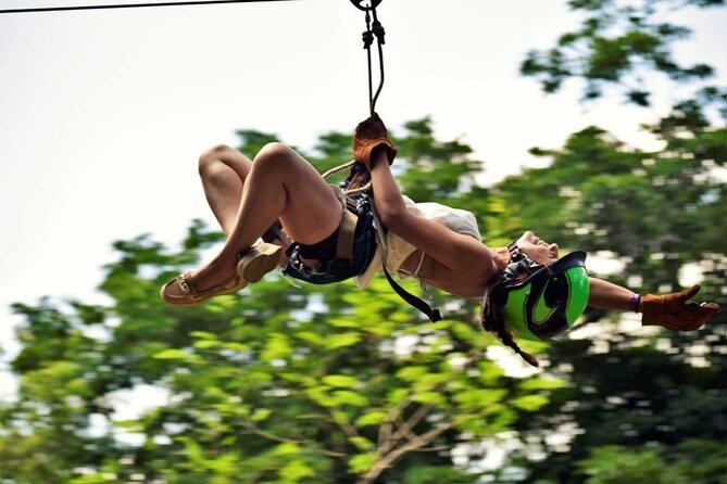 Extreme Experience From Cancun (Atv Shared, Zipline and Cenote) - Swimming in the cenote