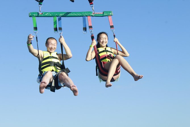Fly Above Cancun Bay: Parasailing Experience - The view: Cancun, Nichupté Lagoon, and Isla Mujeres