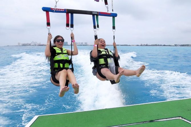 Fly Above Cancun Bay: Parasailing Experience - Safety, equipment, and the crew
