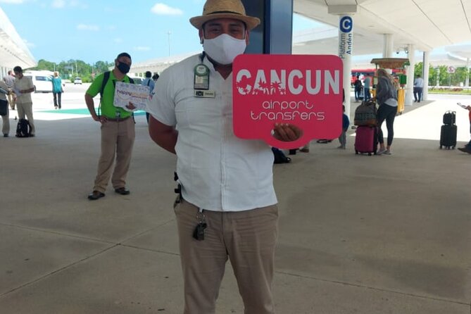 From Cancun Airport To Costa Mujeres (Luxury Transportation) Round Trip - The driver and airport welcome
