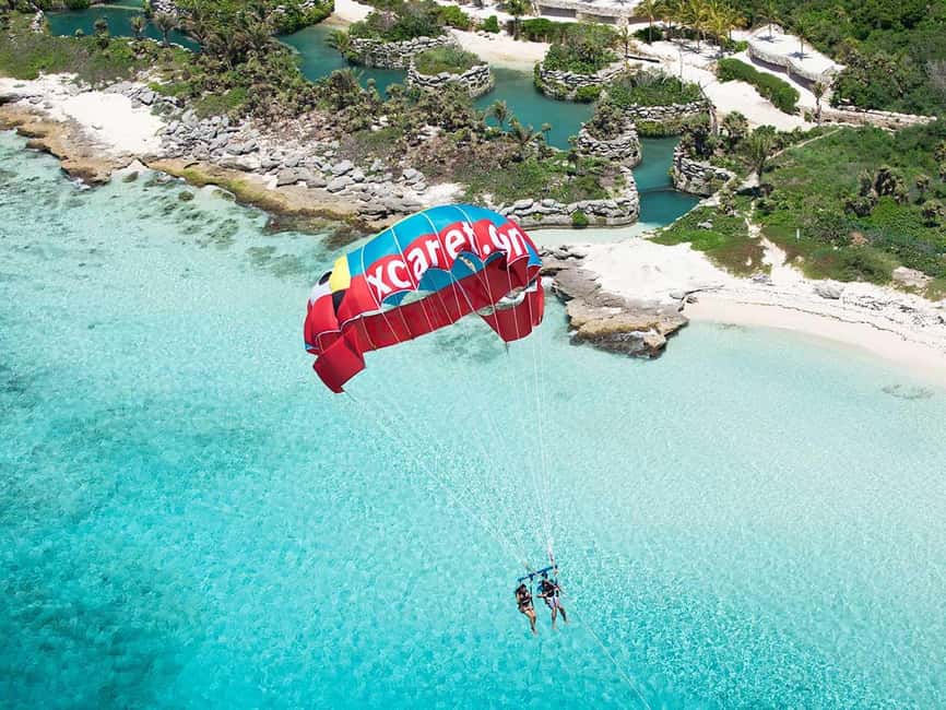 From Cancun: Xcaret Park All-Inclusive - Beaches, natural pools, and time to slow down