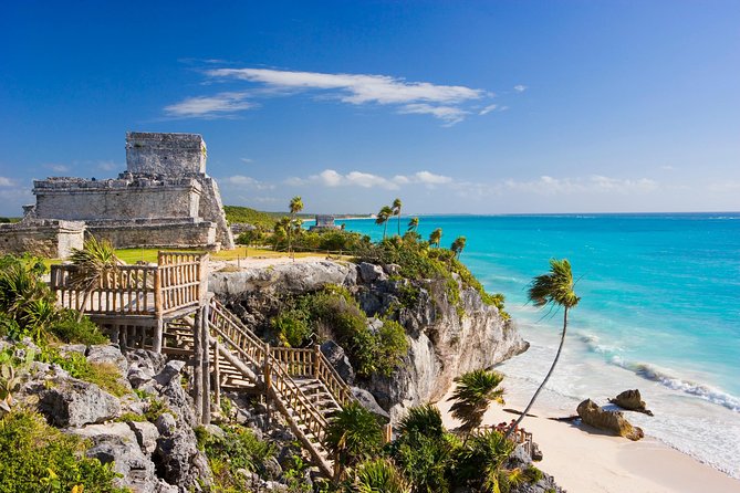 Full-Day Chichen Itza, Coba, cenote Ik Kil and Tulum Private Tour - Tulum starts the day with sea views and a useful train ride