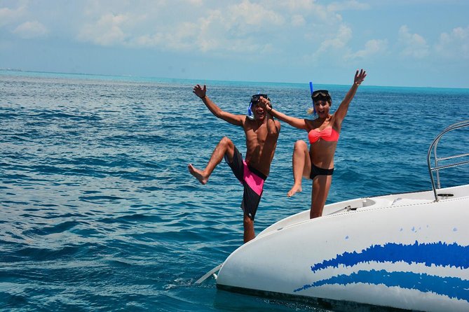Full-day Isla Mujeres All-inclusive Cruise from Cancún - The beach club brings food, drinks, and a break